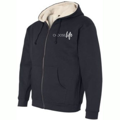 Logo Sherpa Hoodie - Image 2